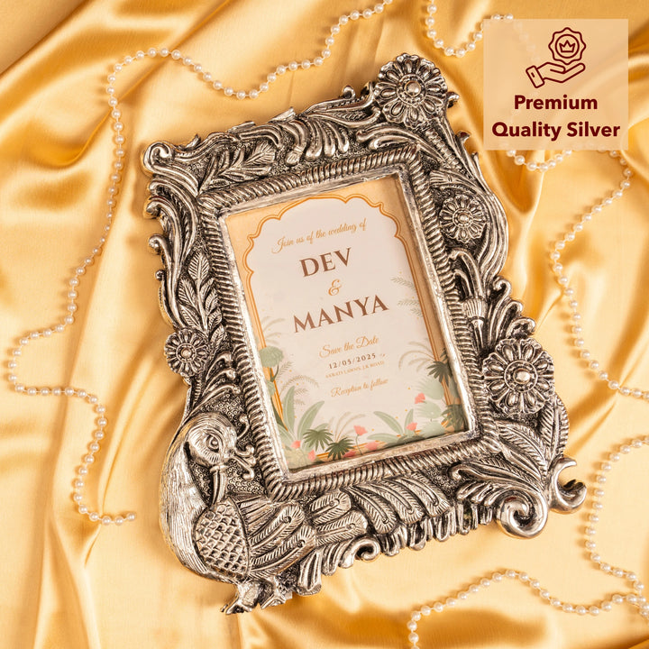 Royal Peacock Photo Frame