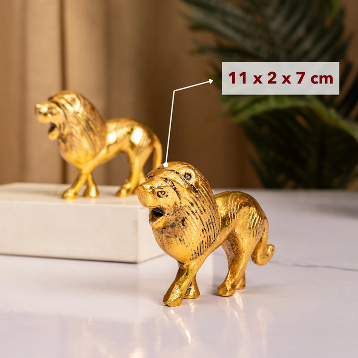 Rustic Lion Statues