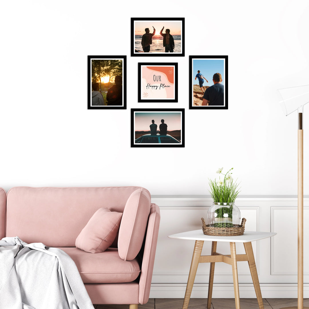 Our Happy Place - Set of 5 Frames