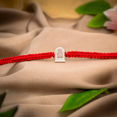Shiva 925 Silver Rakhi - Silver Rakhi for Brother