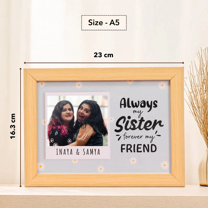Personalized Sister Quote Frame