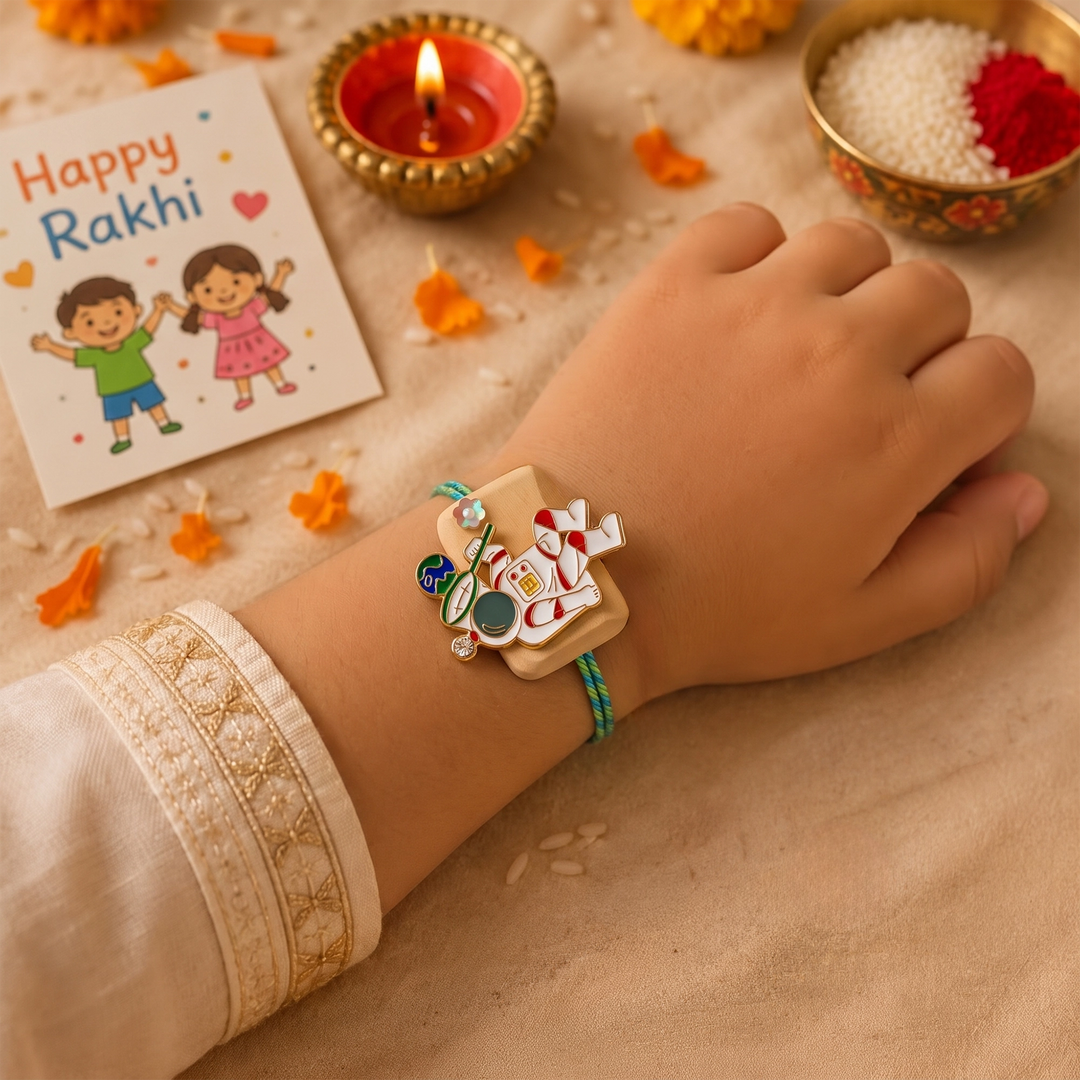Space Enthusiast Rakhi For Kids