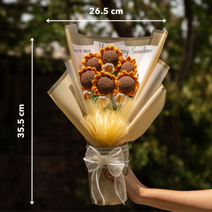 Sunkissed Crochet Bouquet