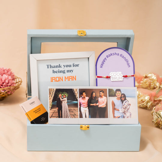Superhero Brother Gift Hamper - Rakhi Gift for Him | The Zappy Box