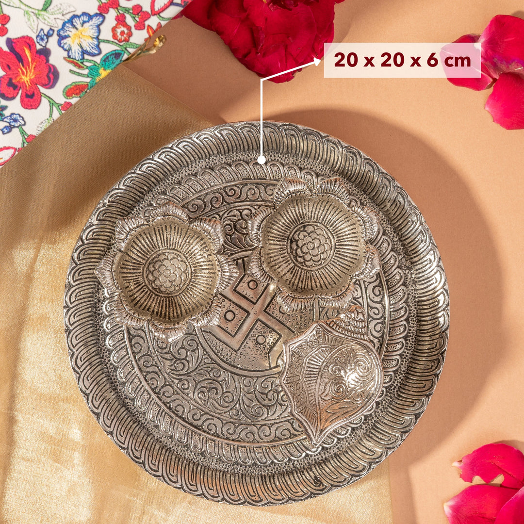 Swastika Pooja Thali Set