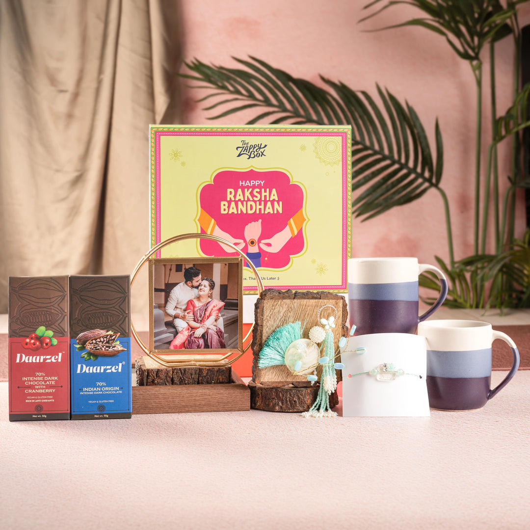 Sweet Essence Rakhi Hamper - For Bhaiya and Bhabhi