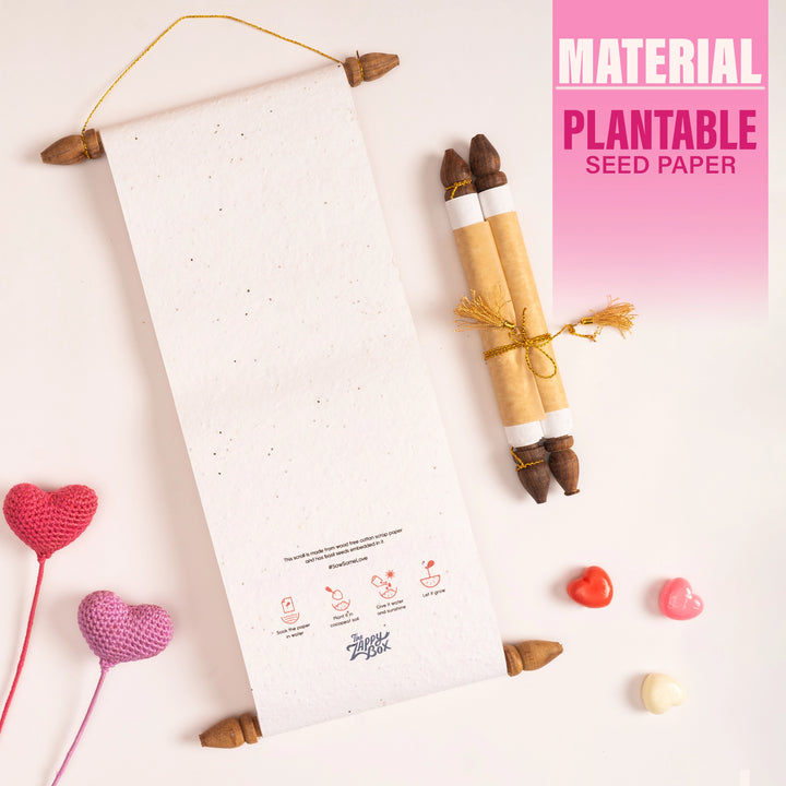 Valentine Love Scroll