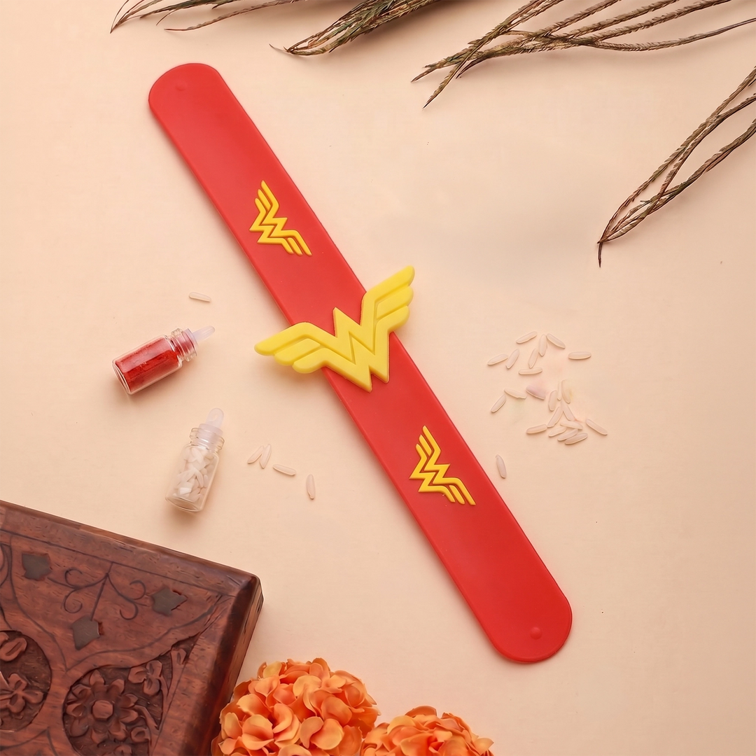 Wonder Women Slap Band Rakhi - For Sister