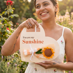 You Are My Sunshine - Single Crochet Sunflower Bouquet