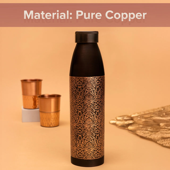 Antique Finish Copper Bottle