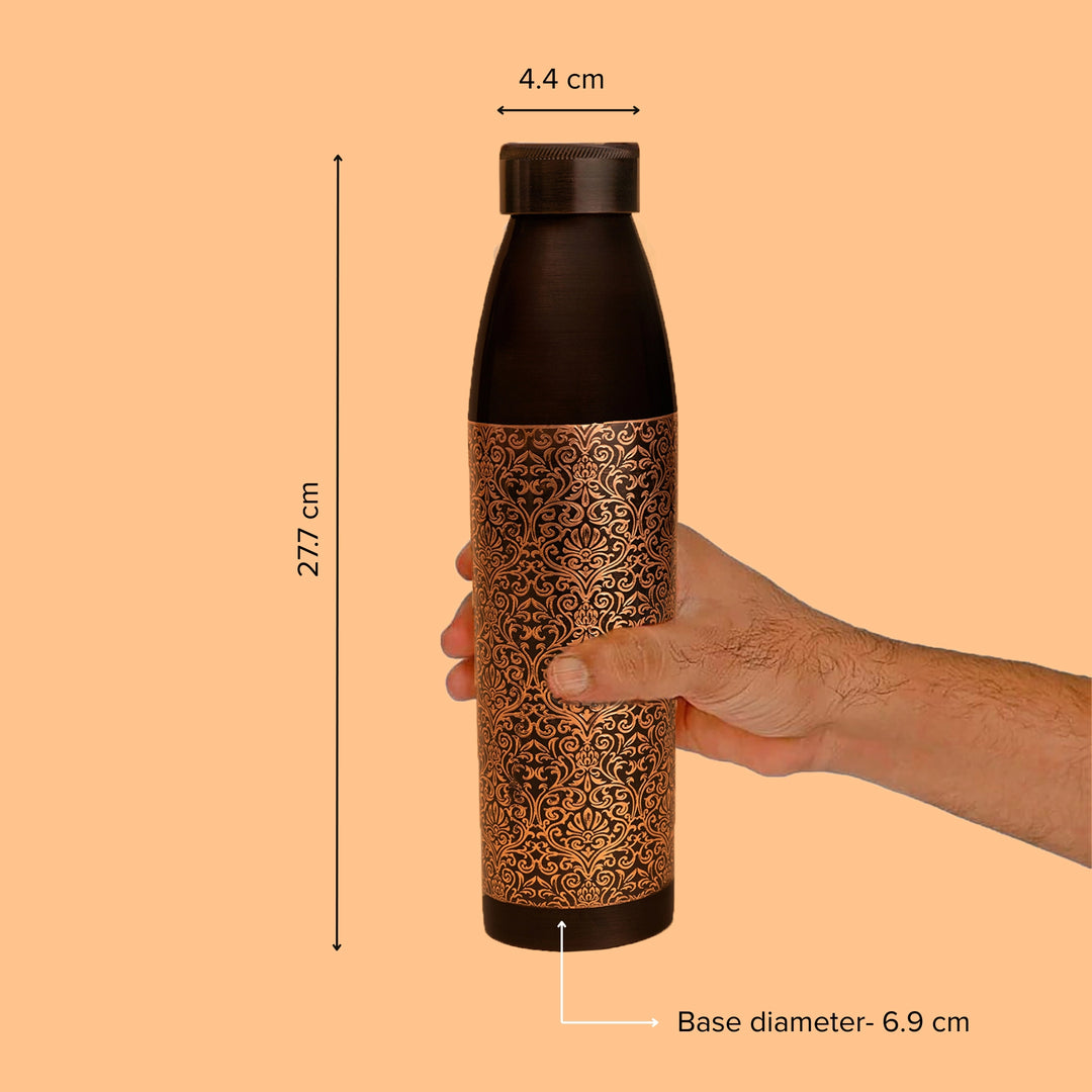 Antique Finish Copper Bottle