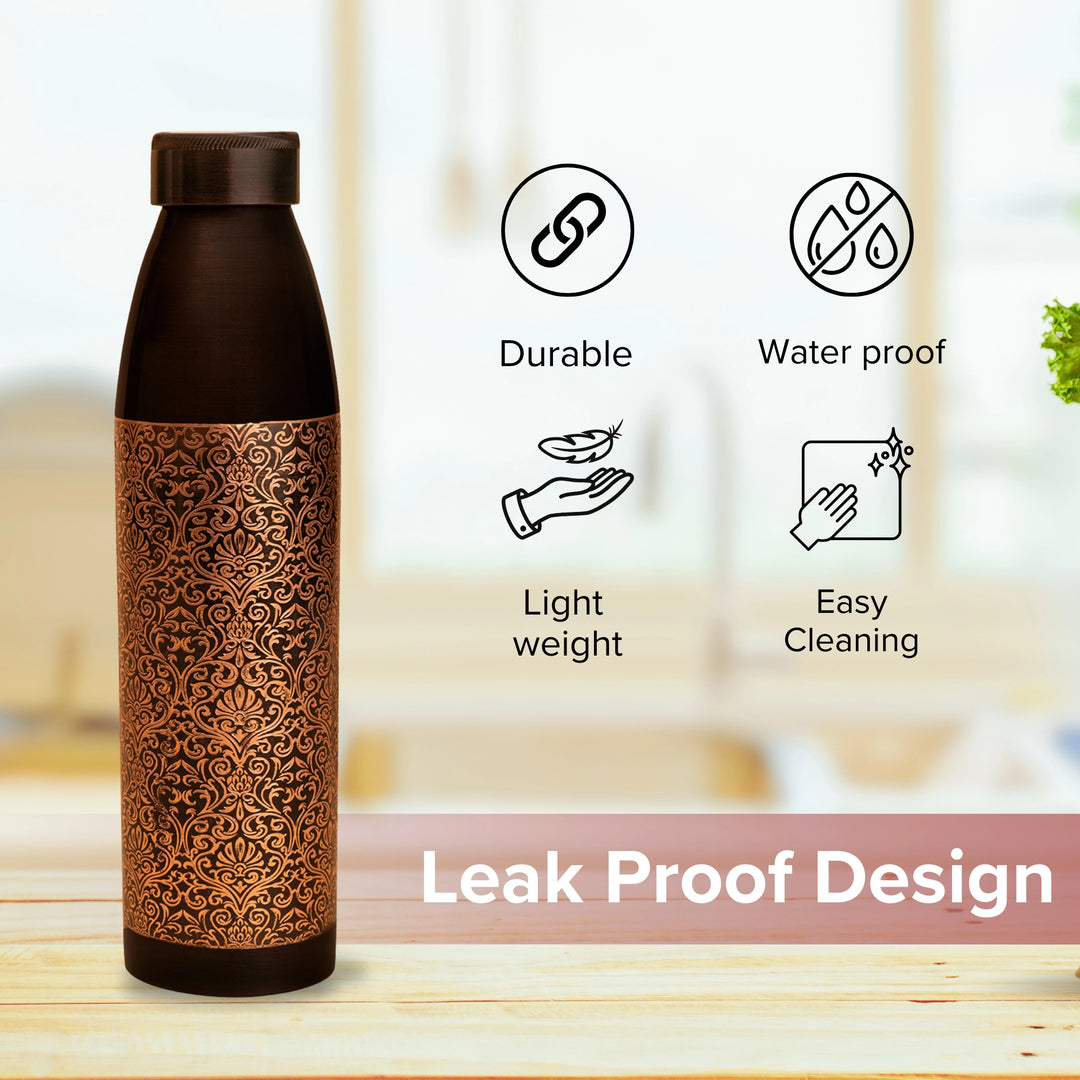 Antique Finish Copper Bottle