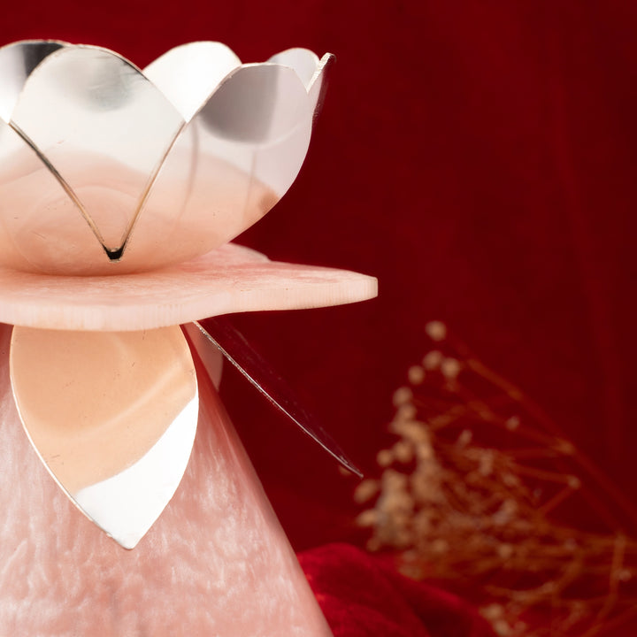 Budding Flower Resin Diya