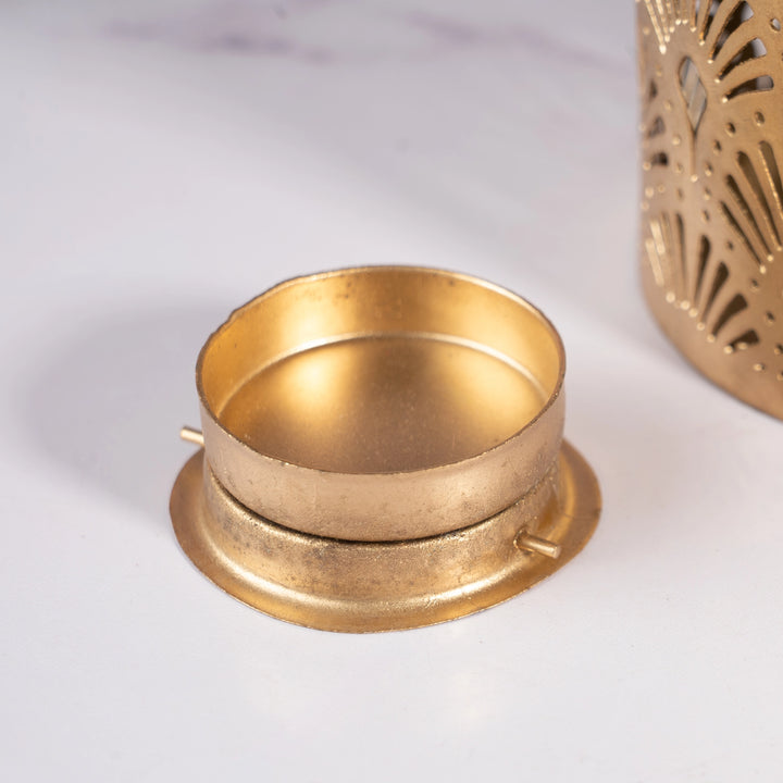 Caged Cutout Lantern