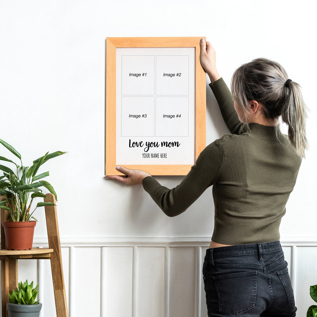 Love You Mom Collage Photo Frame