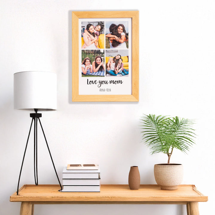 Love You Mom Collage Photo Frame