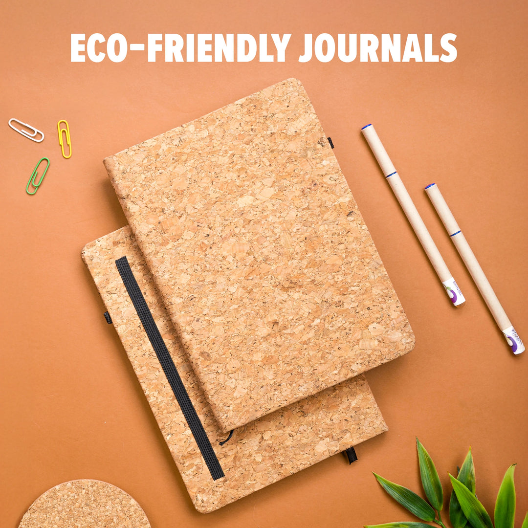 A5 Eco-Friendly Cork Hardbound Notebook