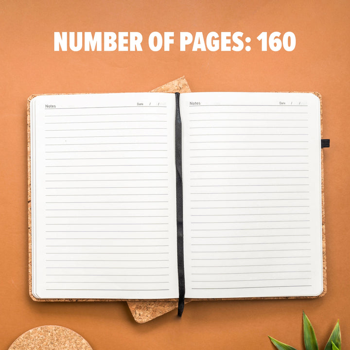A5 Eco-Friendly Cork Hardbound Notebook