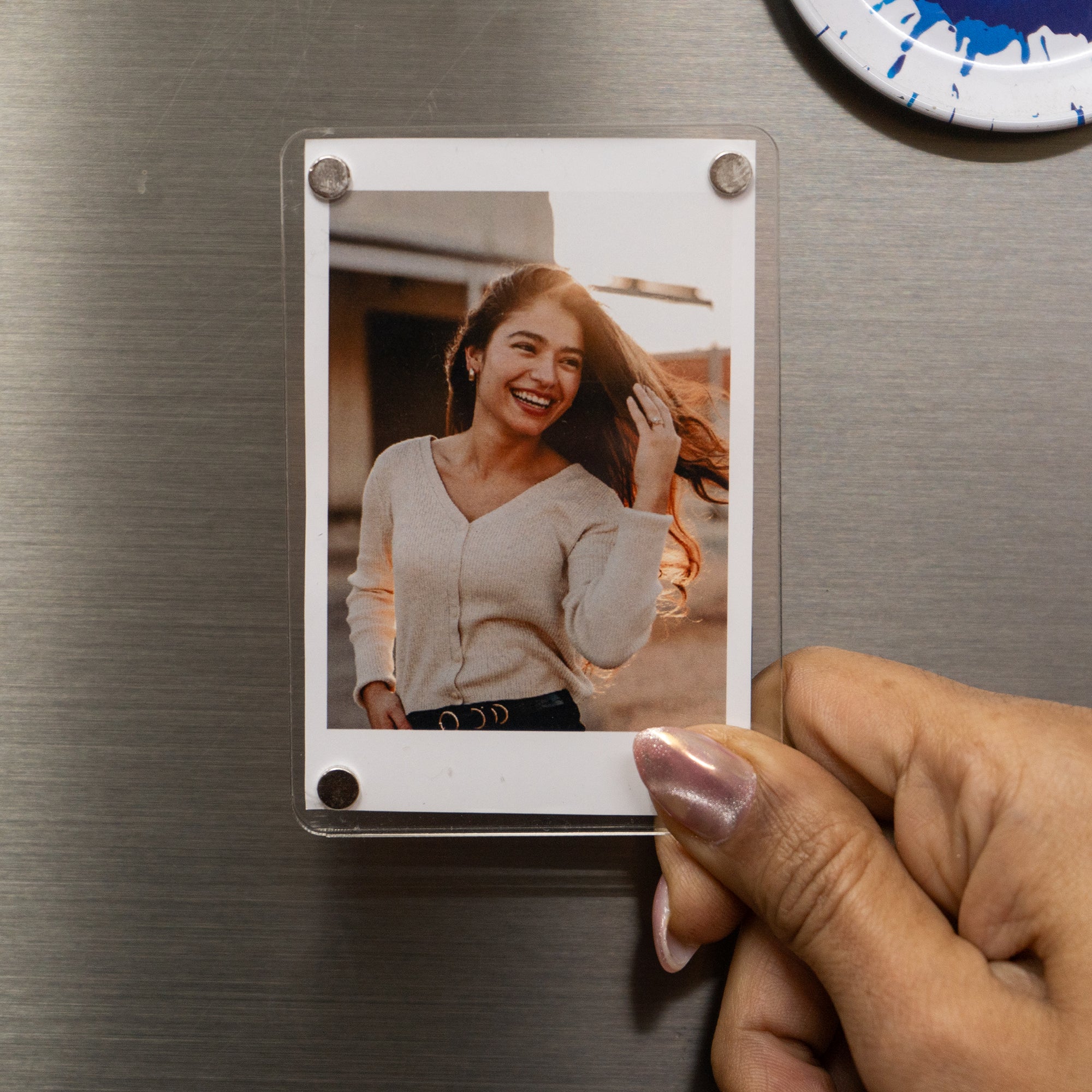Custom Polaroid Fridge Magnet Photo Frame | The Zappy Box