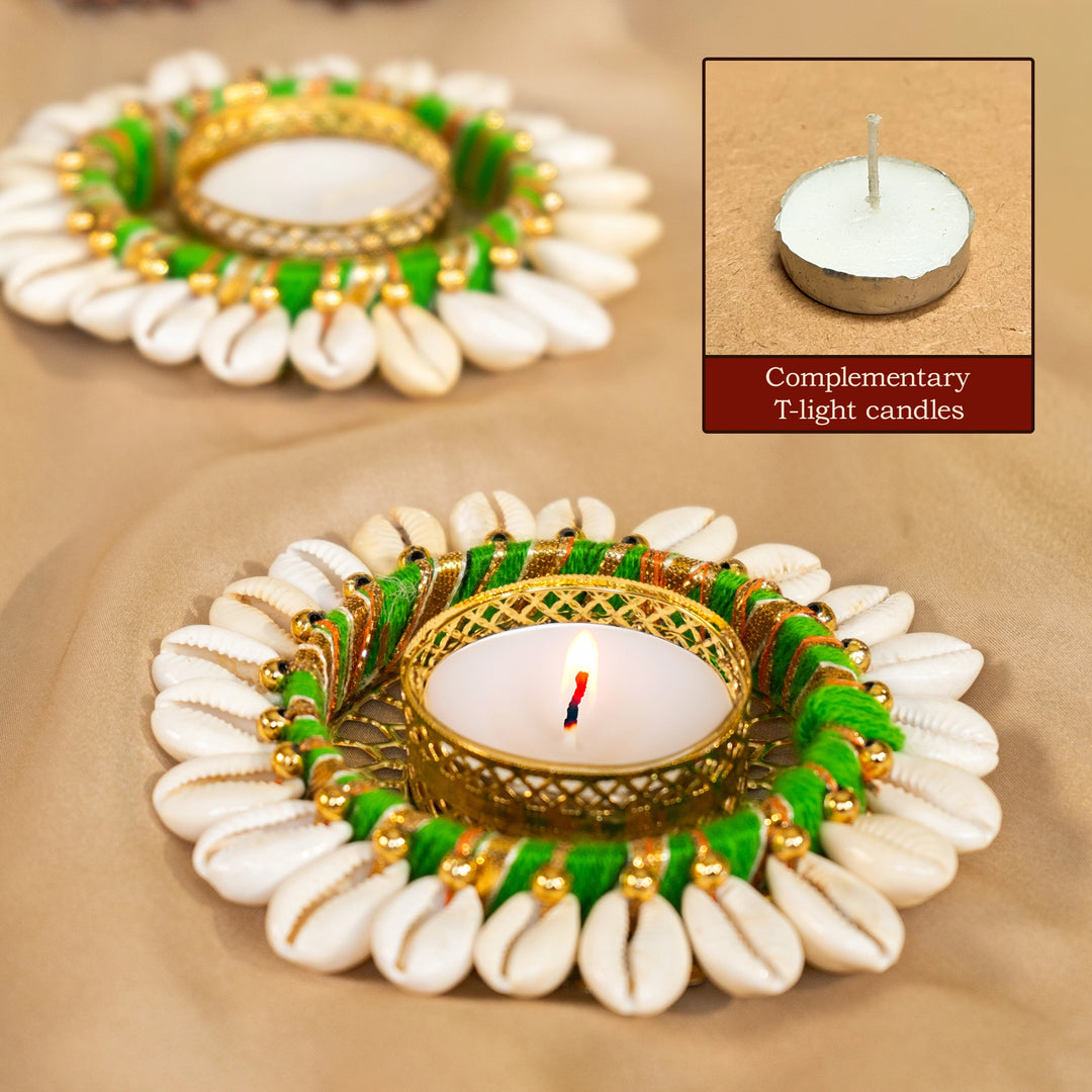 Cowrie T-light Holders