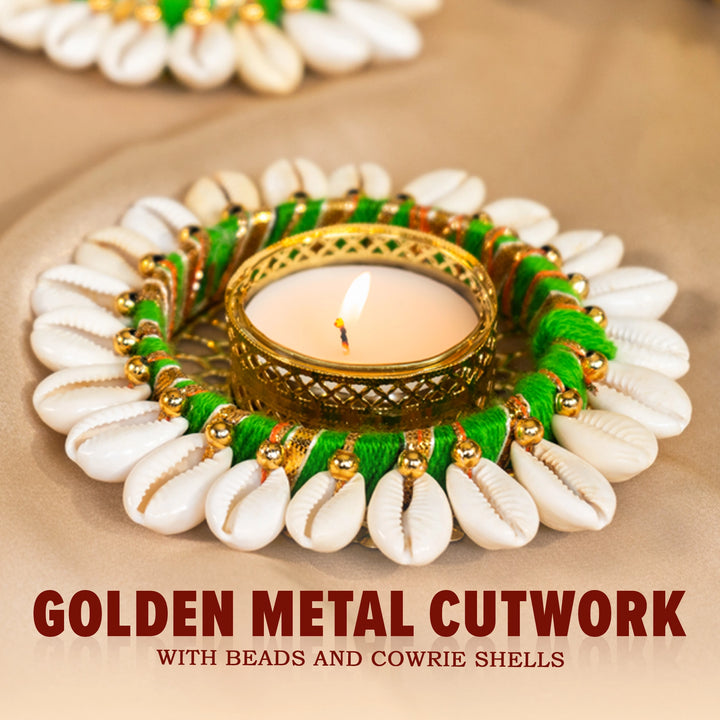 Cowrie T-light Holders