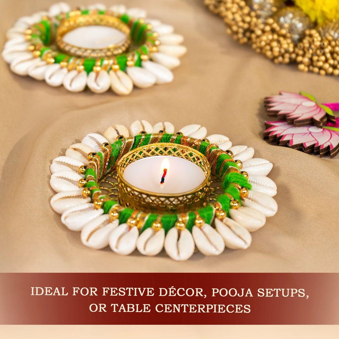 Cowrie T-light Holders