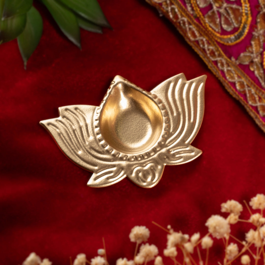 Decorative Lotus Diya