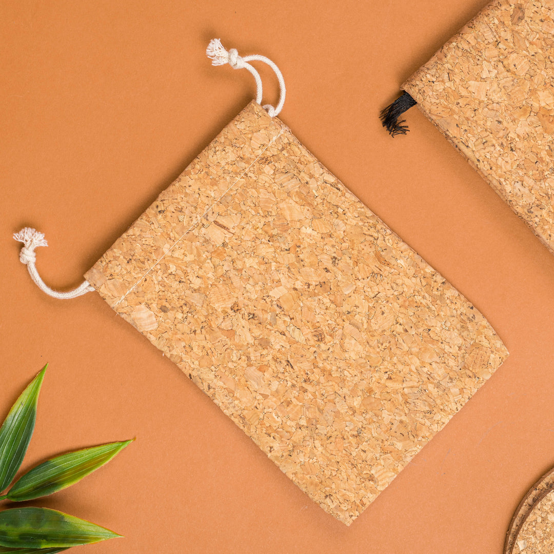 Cork Pouch with Plantable Pens