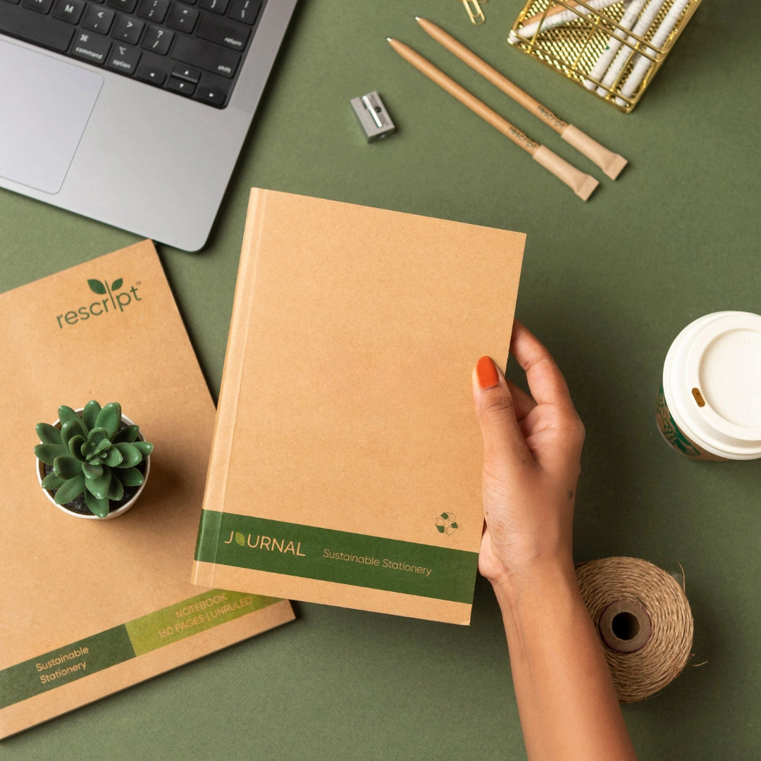 Compostable Notebooks A-5 Eco-Friendly Notebook - Sustainable Recycled Paper Journal | The ...
