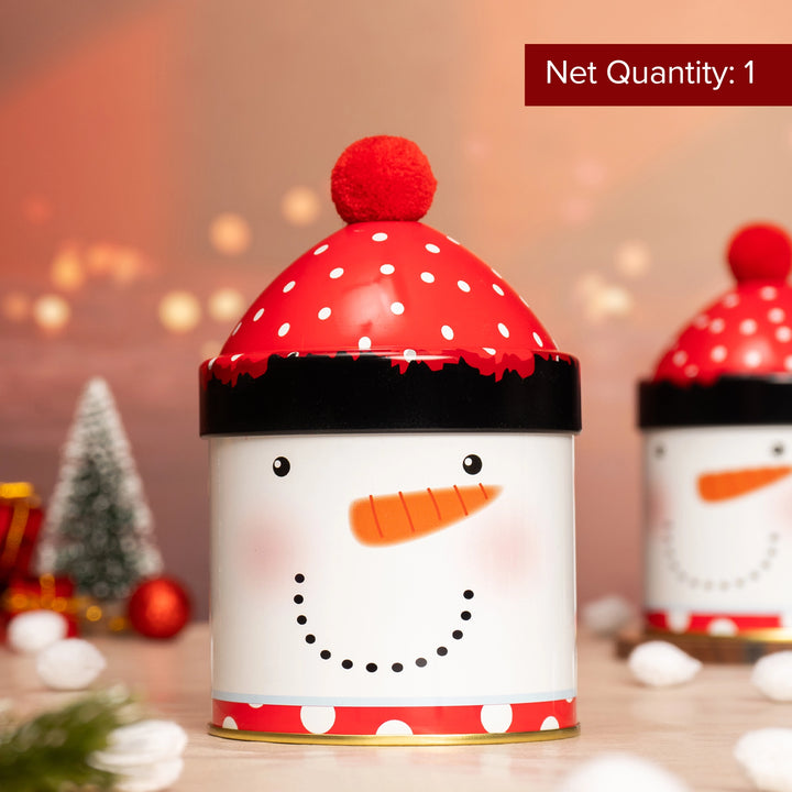 Frosty Snowman Tin