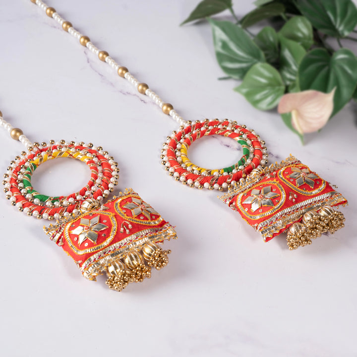 Gota Pati Cushion Hangings