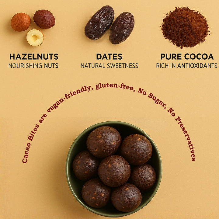 Hazelnut Cacao Bites