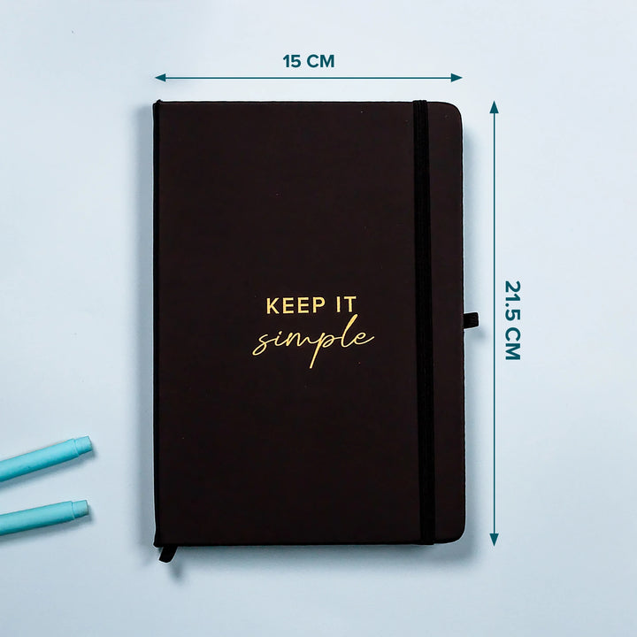 A5 Keep It Simple Hardbound Notebook