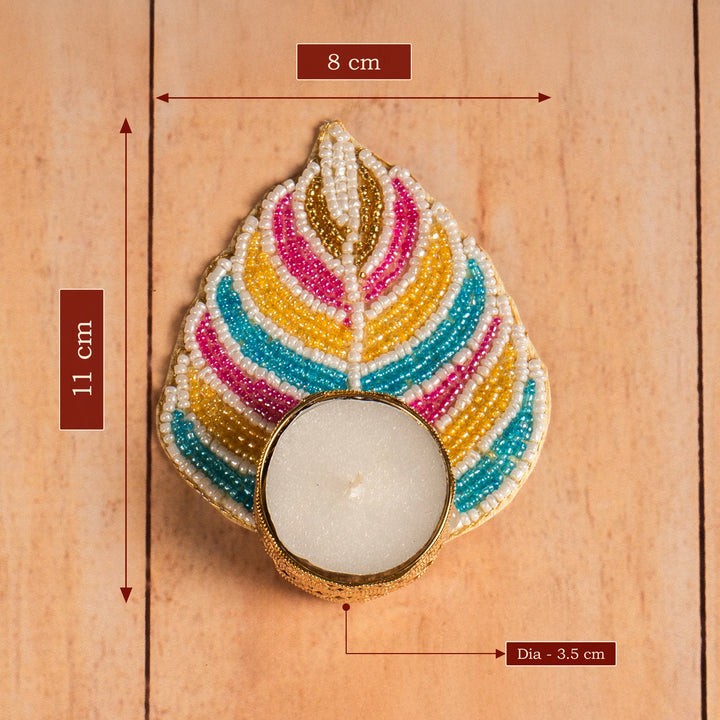 Leaf T-Light Candle Holders