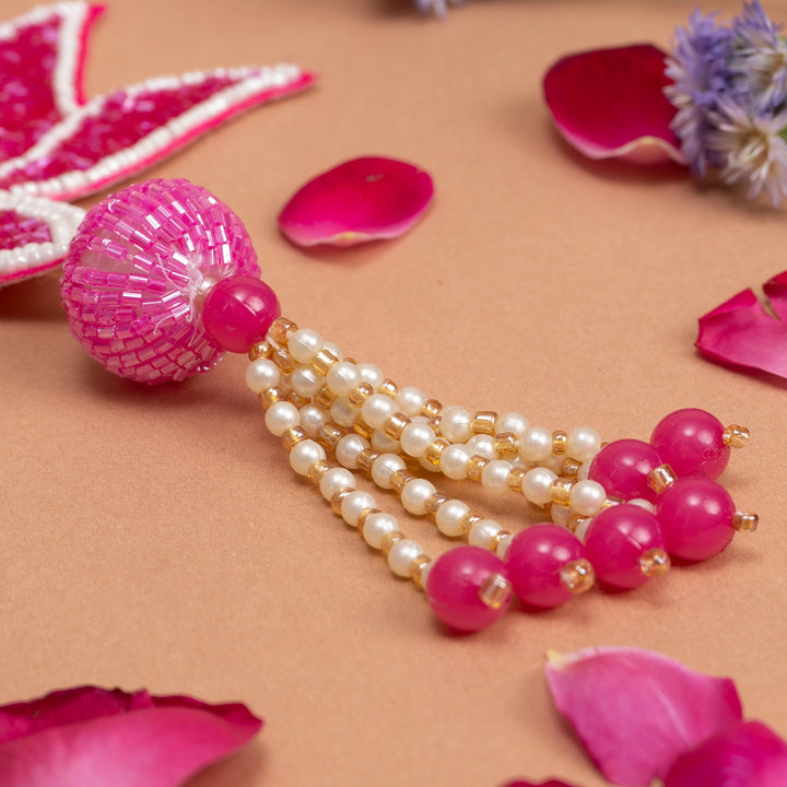 Beaded Lotus Hangings