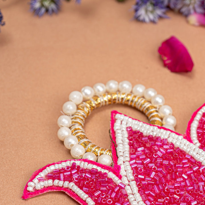 Beaded Lotus Hangings