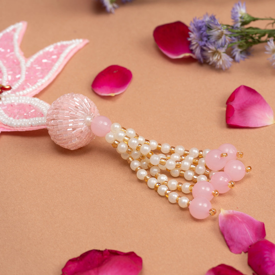 Beaded Lotus Hangings