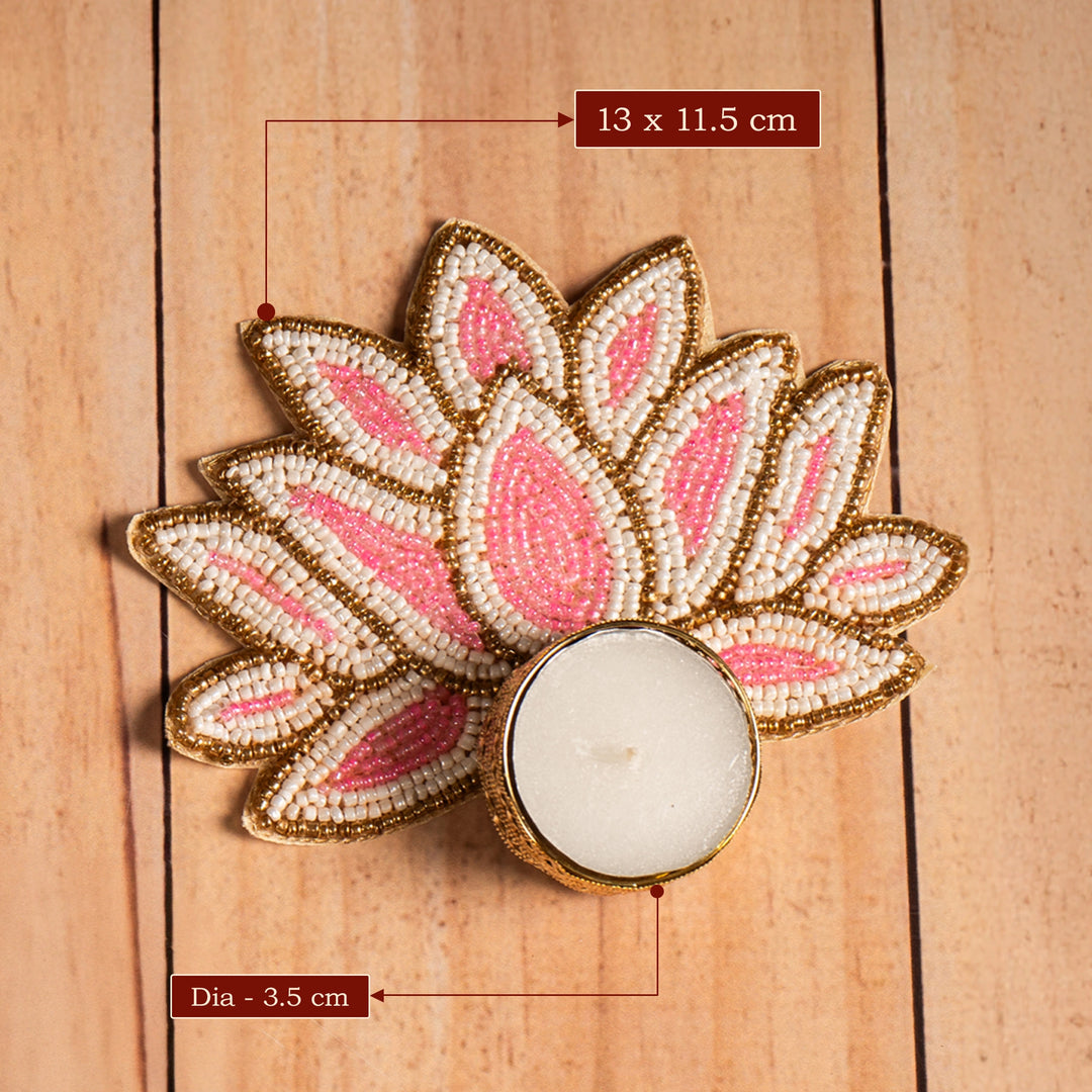 Lotus T-Light Candle Holders