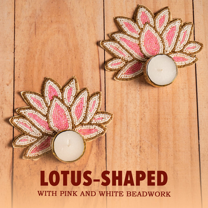 Lotus T-Light Candle Holders