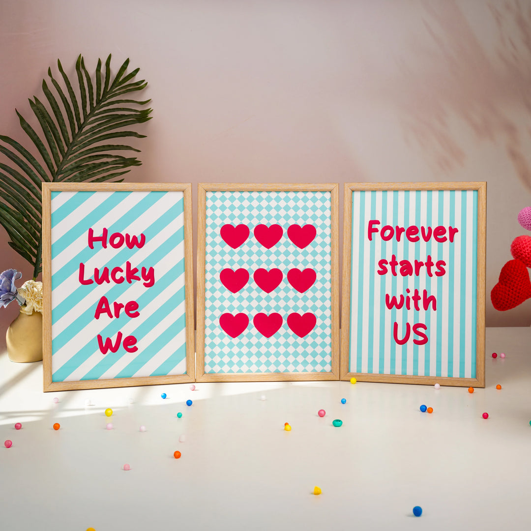 Lucky in Love | Decor Frame Set