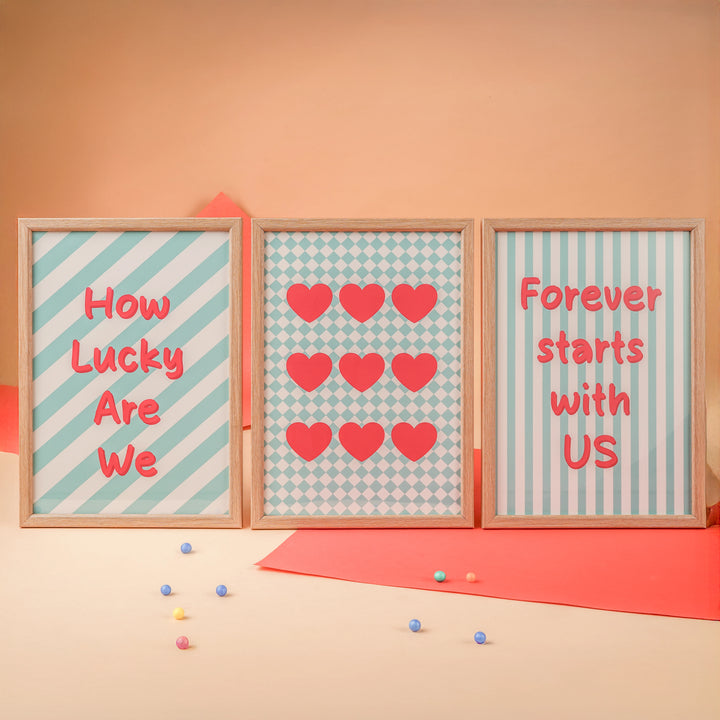 Lucky in Love | Decor Frame Set