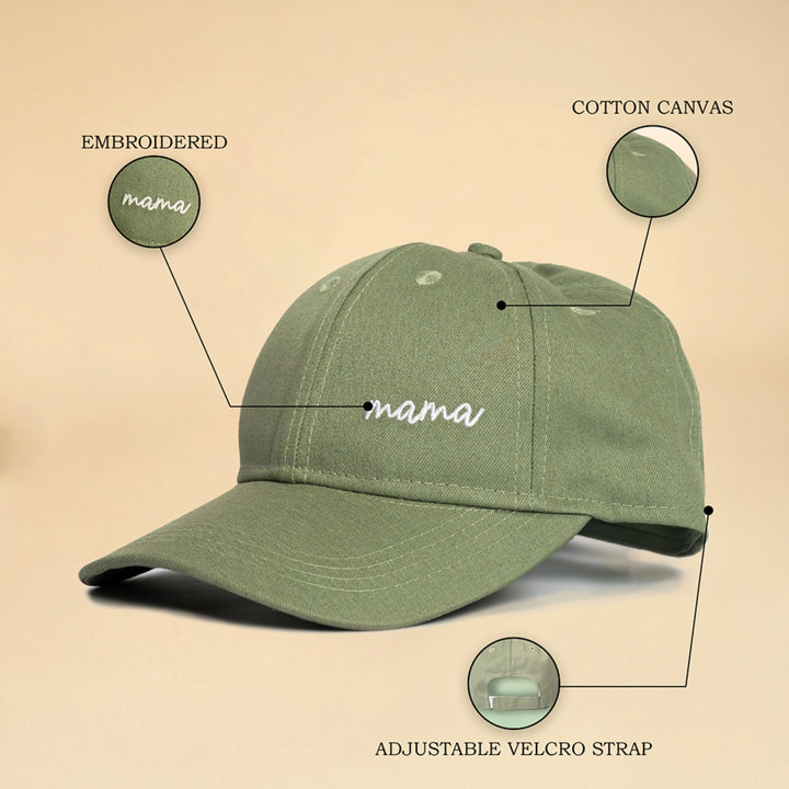 Mama Embroidery Cap