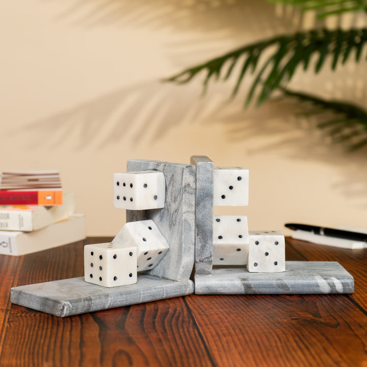Dice Bookends
