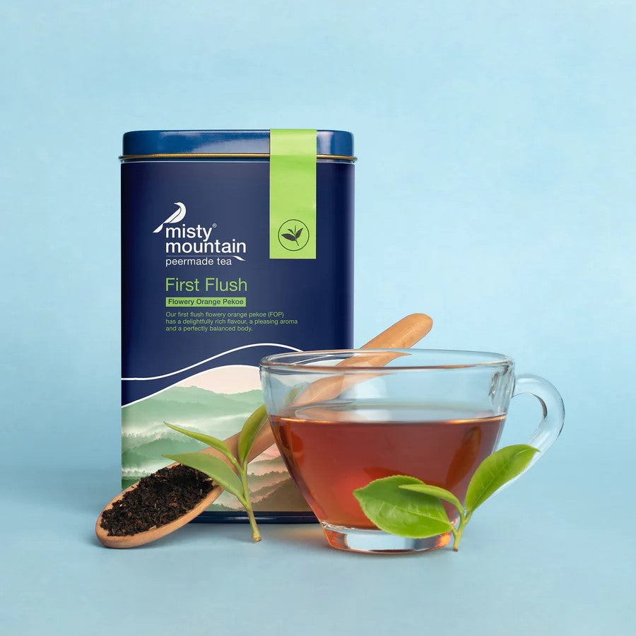 Misty Ridge Tea Misty Mountain First Flush Tea - Premium Hand-Picked Orange Pekoe | The ...