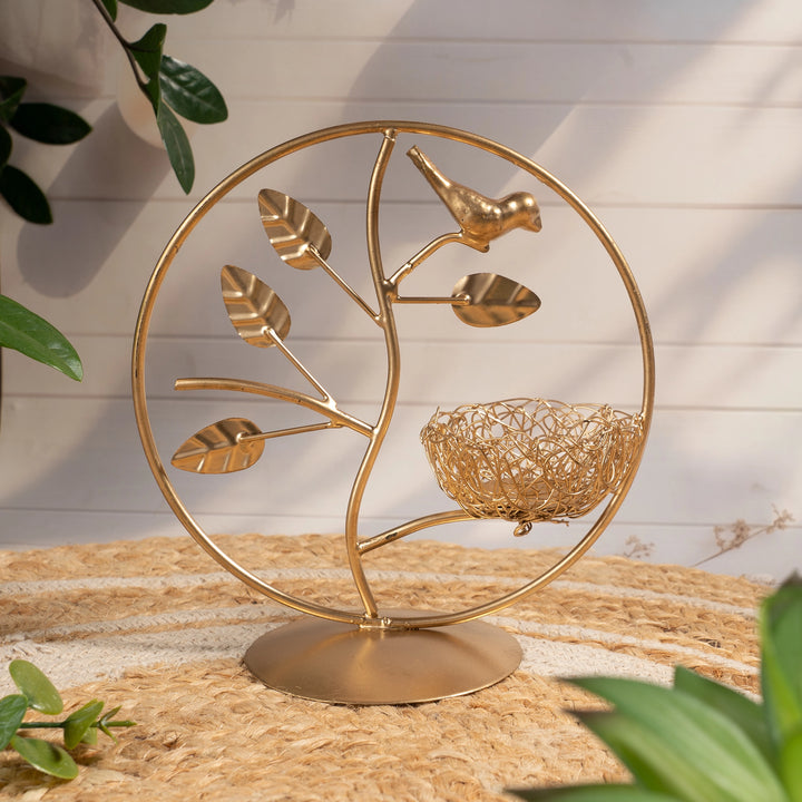 Nested Bird Candle Holder