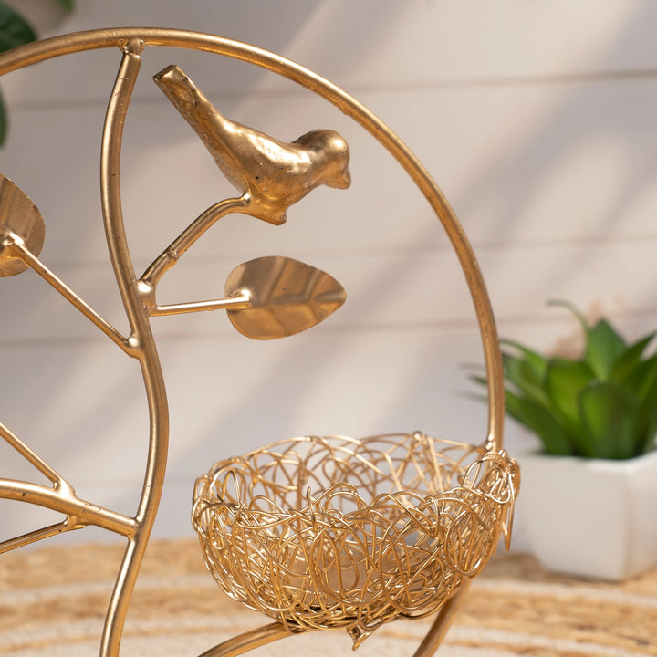 Nested Bird Candle Holder