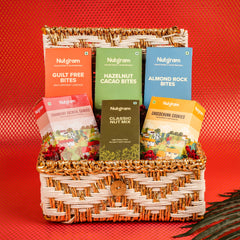 Nutty Delights | Chocolate & Nut Treats Gift Basket