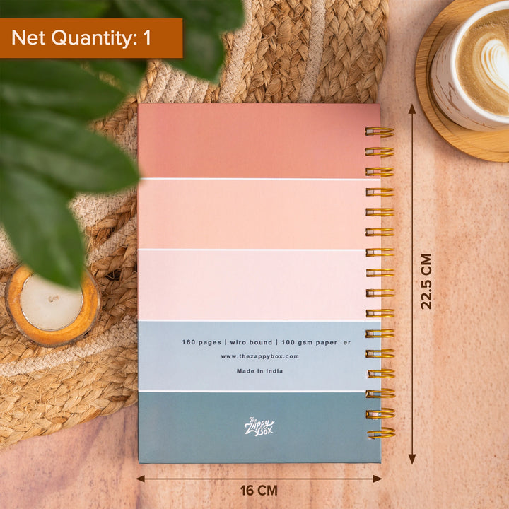 A5 Pastel Daily Spiral Hardbound Planner