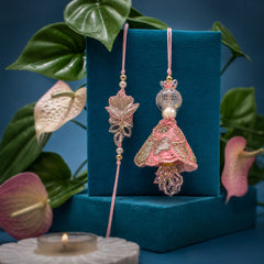 Beaded Heritage Lumba Rakhi Set