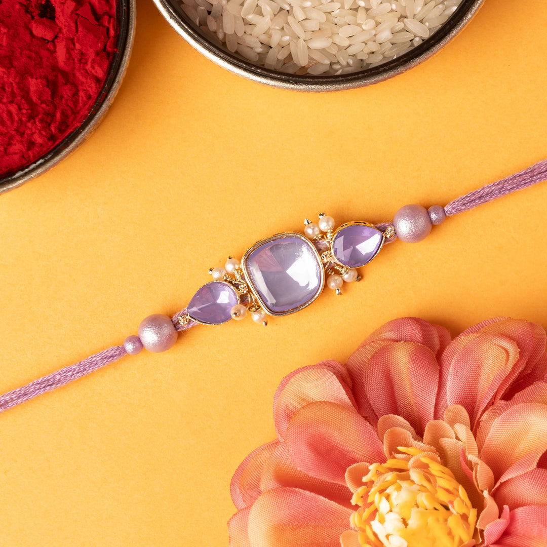 Pearldrop Stone Rakhi